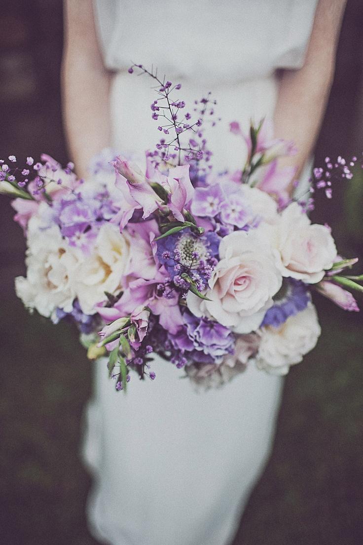 Wedding - Bouquets In  Purple