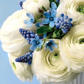 Wedding - Bouquets In Blue