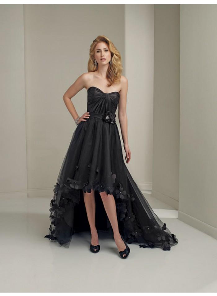 Hochzeit - Asymmetrical Princess Empire Sweetheart Nylon lace Sweep-train Wedding Dresses WE1039