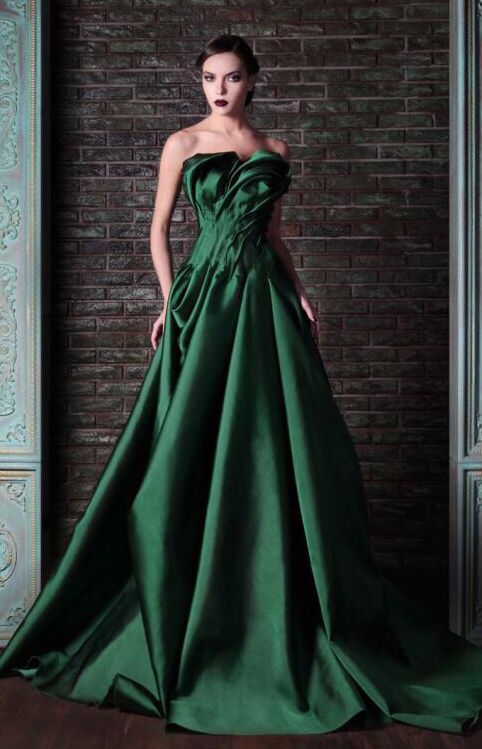 Свадьба - Платья.....Великолепная Зелень