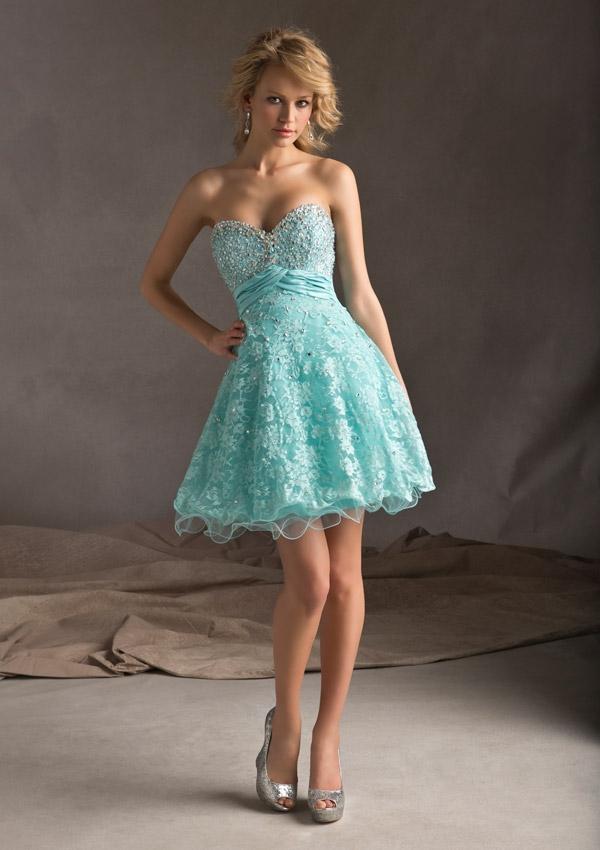 Свадьба - Lace And Tulle With Beading Bridesmaids Dresses(HM0632)