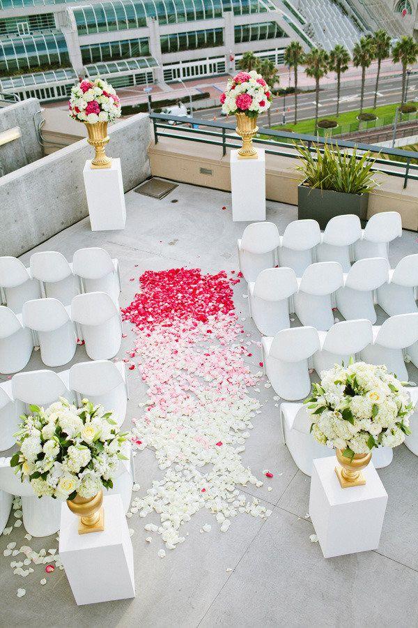 Свадьба - Проход & церемония Декор