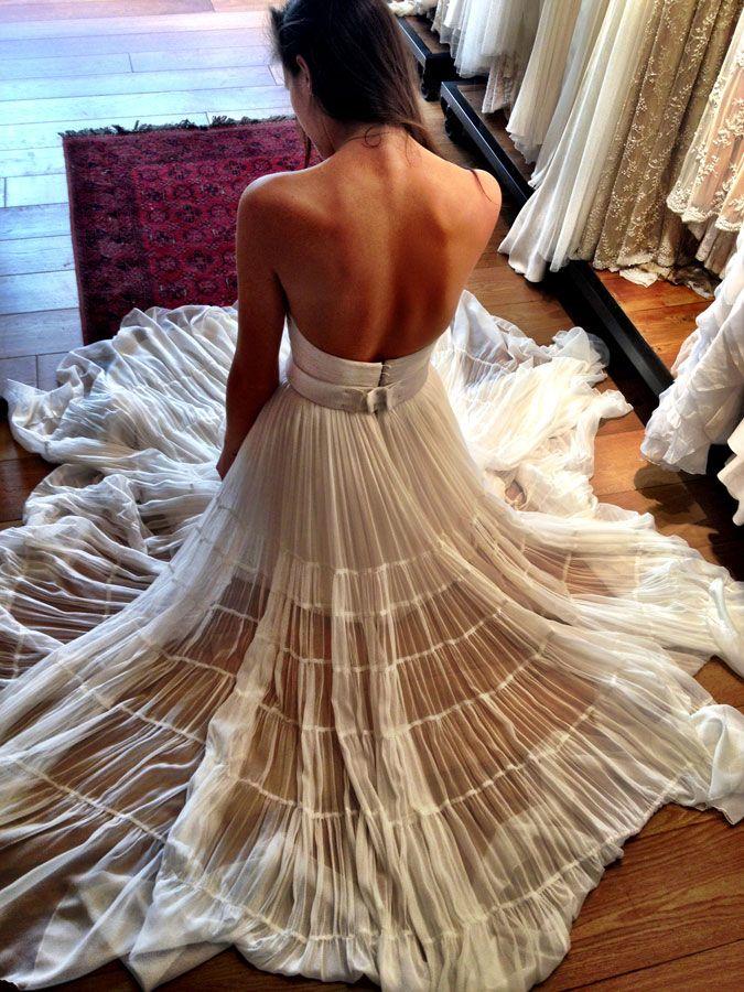 Hochzeit - Rückenfreie Brautkleider