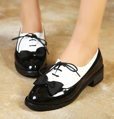 Hochzeit - Sweet Style Woolen Diamond Embellished Shoes Flat Black FT0095