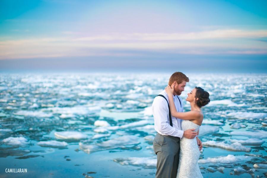 Wedding - Lake Superior Ice
