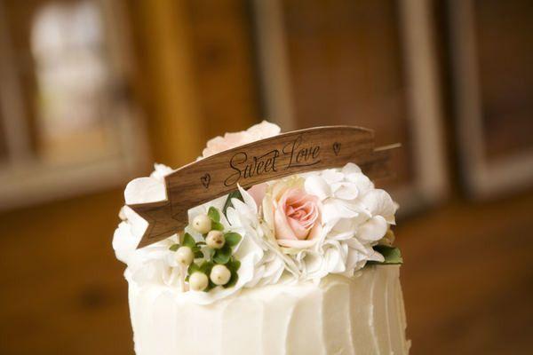 Hochzeit - Hochzeiten-Kuchen, Topper