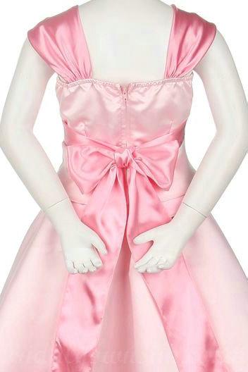 زفاف - Square Satin Bow Fitted A Line Perfect Customized Perfect Flower Dresses, Flower Girl Dresses - 58weddingdress.com