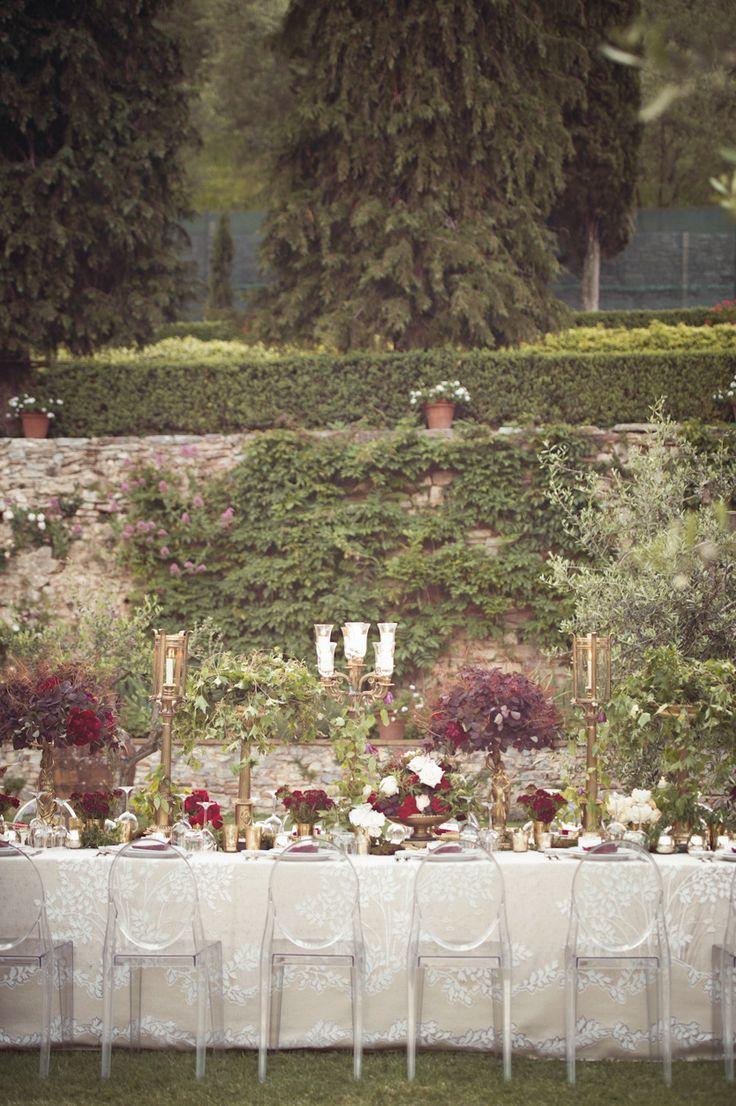 Hochzeit - Garten Tischinszenierungen
