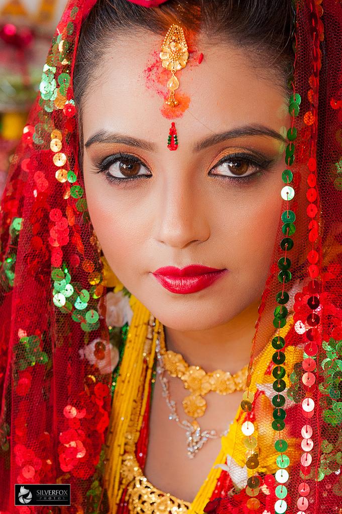 Wedding - Nepalese Bride With Beautiful Eyes