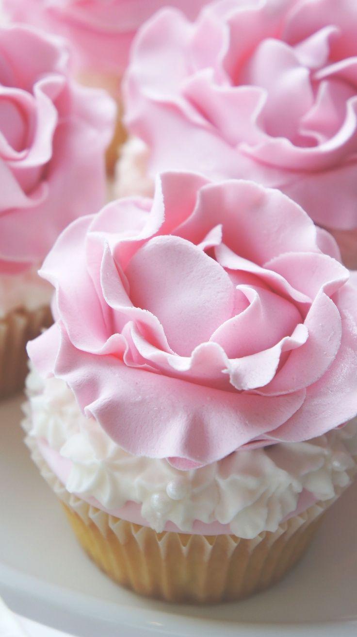 Wedding - C U P C A K E S - Rose cupcake