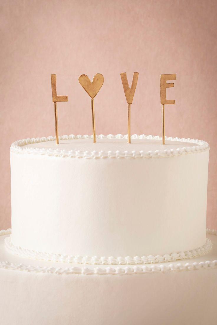 زفاف - L-O-V-E كعكة توبر
