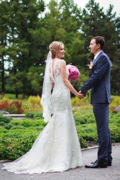 زفاف - الدانتيل فستان الزفاف الطويل مع البركة Traine - داريا
