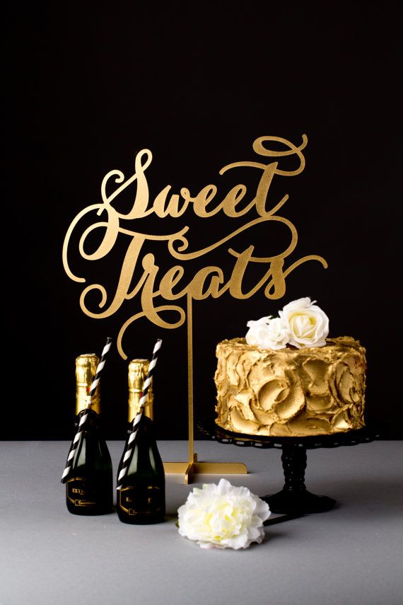 Wedding - Wedding Dessert Table Sign - Sweet Treats
