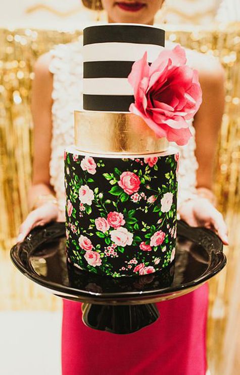 Wedding - Black Wedding Cakes For Unique