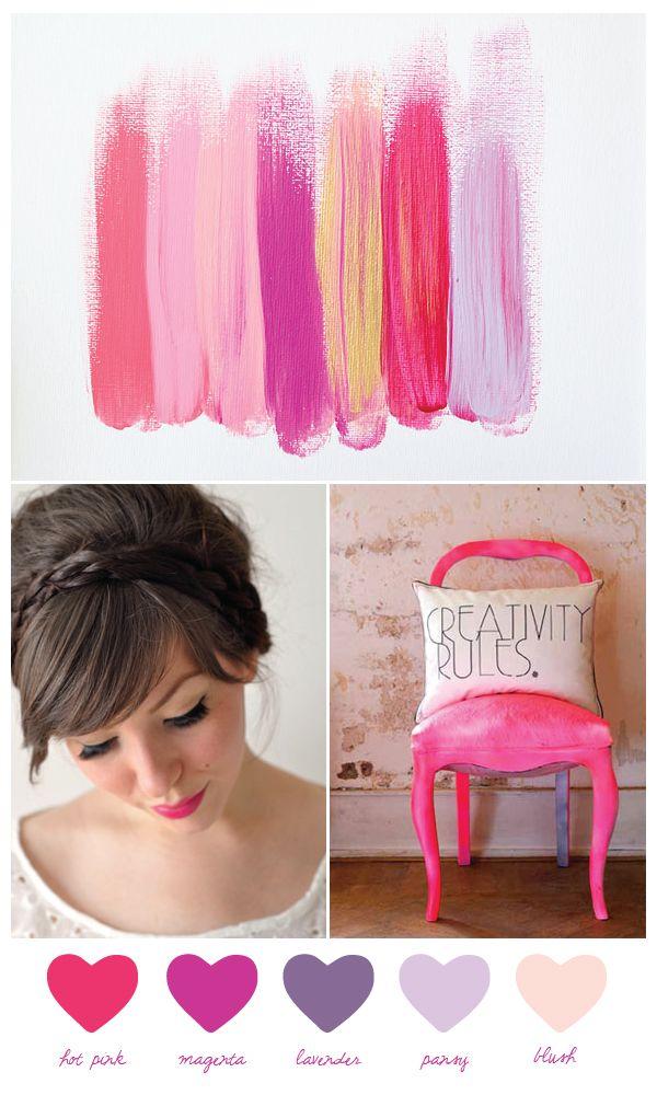 Wedding - Party Palette: Hot Pink   Magenta
