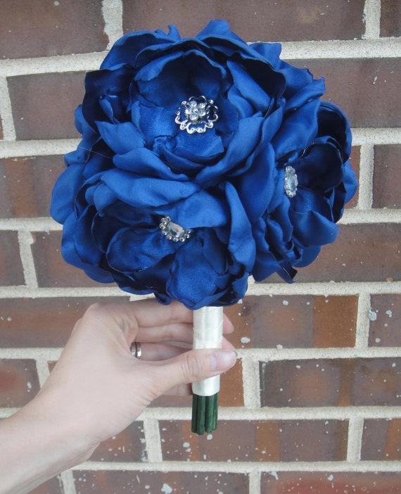 Mariage - Something Blue Bouquet - Medium - sur commande