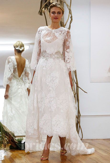 Wedding - Wedding Dresses With Long Sleeves From The Bridal Runways