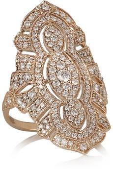 Mariage - Tess 18 carats Bague en or rose diamant