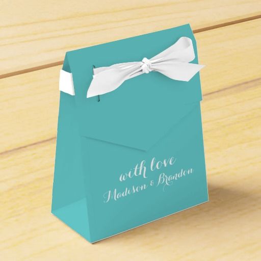 Mariage - Box classique cadeau Turquoise