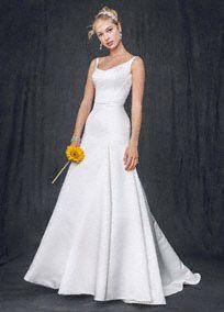 Wedding - Satin Trumpet Gown With Button Back Detail Style MB3652