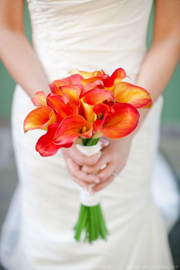 Hochzeit - Sonntag Blumenstrauß Inspiration # 12: Orange Blumensträuße