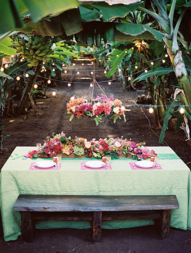 Hochzeit - Tropical Banana Grove Inspiration schießen