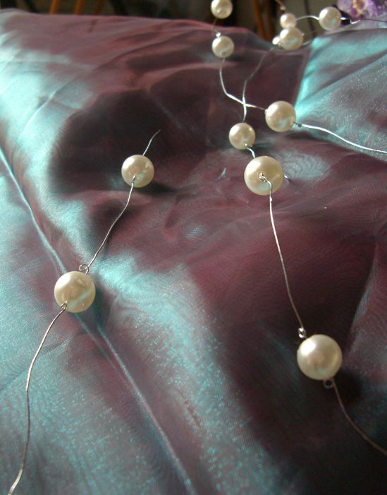 Mariage - Guirlandes de perles 6 Pieds Wired
