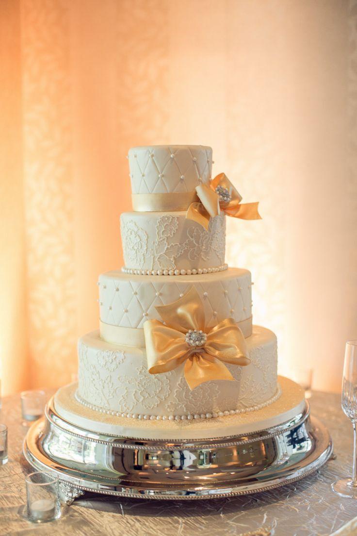 Mariage - Acier inoxydable Plat à gâteau 24in