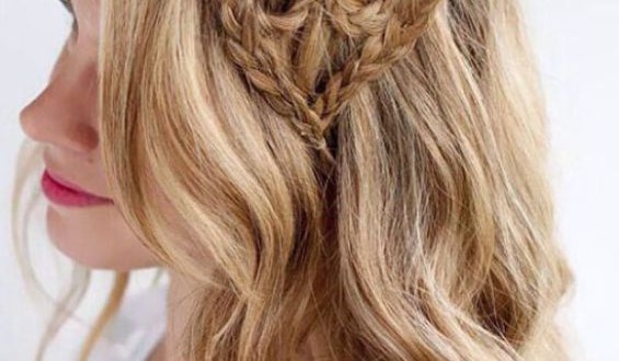 Mariage - How To Make Heart Braid Hairstyle