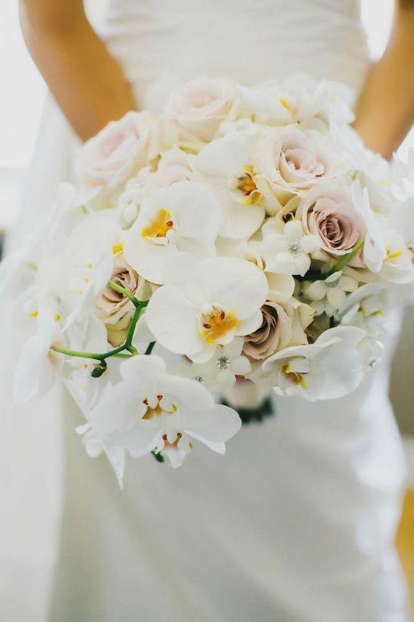 Wedding - Orchid And Rose Bridal Bouquet