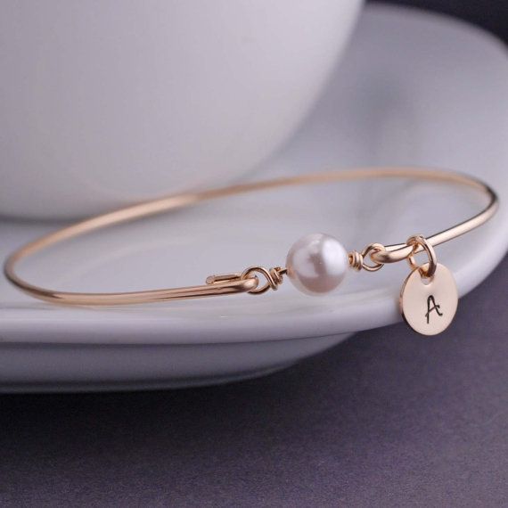 Mariage - Bijoux en perles, Juin anniversaire, Juin-bonheur, or bracelet de bracelet, bracelet de perles Swarovski