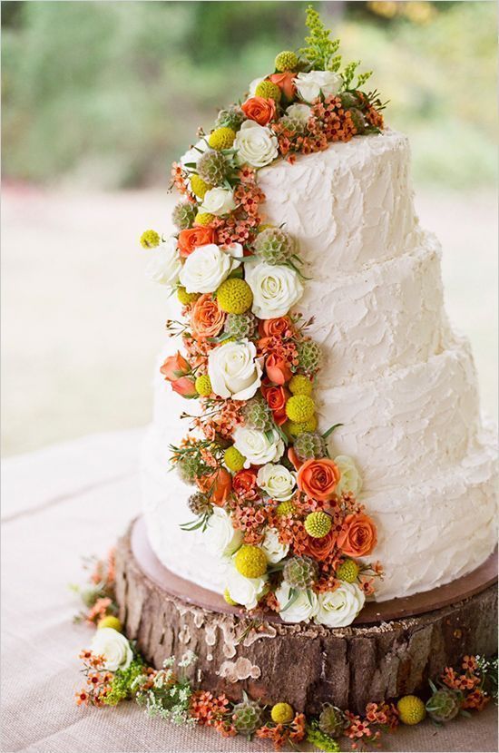 Hochzeit - Fall-Hochzeits-Kuchen