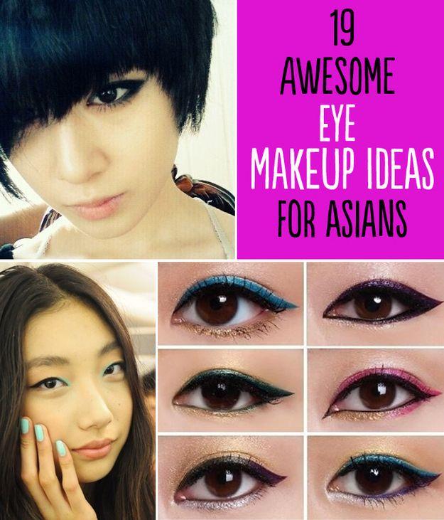 Mariage - 19 Impressionnant Idées de maquillage des yeux pour les Asiatiques