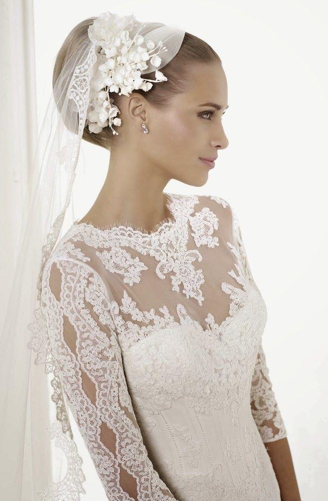 Wedding - Length Sleeve Wedding Gown