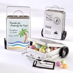 Wedding - Mini Suitcase Favor Tins
