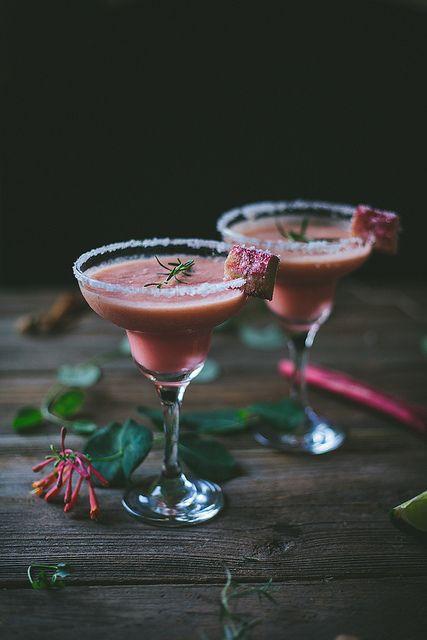 Mariage - Spicy Rosemary rhubarbe Margarita