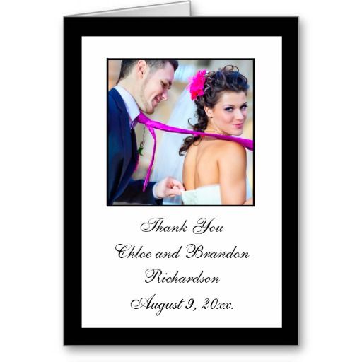 Wedding - Simply Elegant Thank You Card