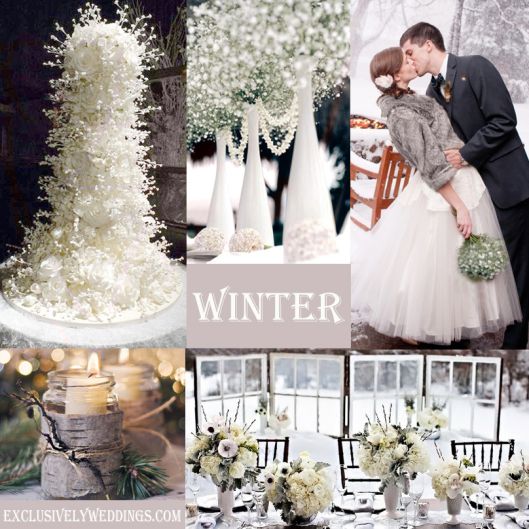 Свадьба - Зимняя свадьба - каков ваш цвет?