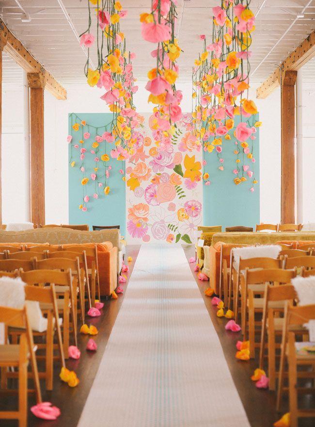 Hochzeit - 28 kreative Wege, um Farbe zu Ihrer Hochzeit hinzufügen!