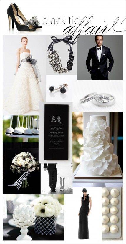 Hochzeit - Classic Black / White Wedding