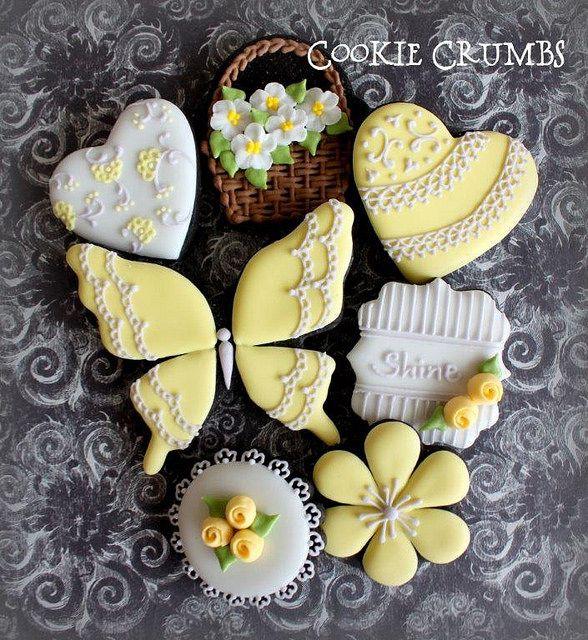 Wedding - Yellow spring cookies