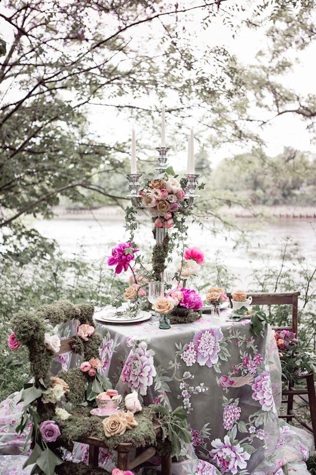 Свадьба - Цветочные Заполненные Woodland Свадебное Вдохновение