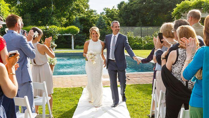Wedding - Newlywed Katie Couric Shares Beautiful Backyard Wedding Pictures