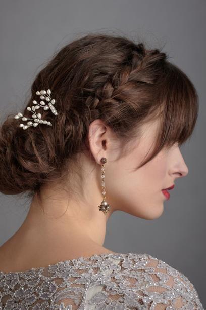 Wedding - Pearl Bridal Accessories Inspiration. BHLDN