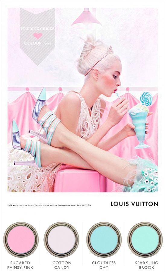 Hochzeit - Louis Vuitton Frühling Farbpalette