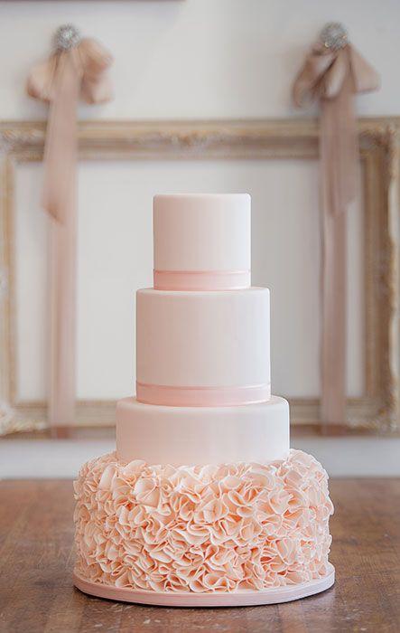 Mariage - Cette Une part de gâteau de mariage Jolie Blush