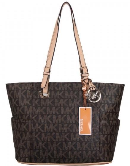 michael kors tote with side pockets