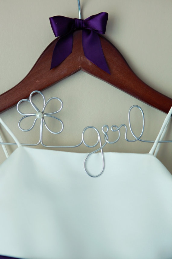 Mariage - Flower Girl Hanger pour le mariage, douche cadeau