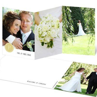 Hochzeit - Einzigartige Hochzeit danken Ihnen Karten - Jungvermählten-Monogramm