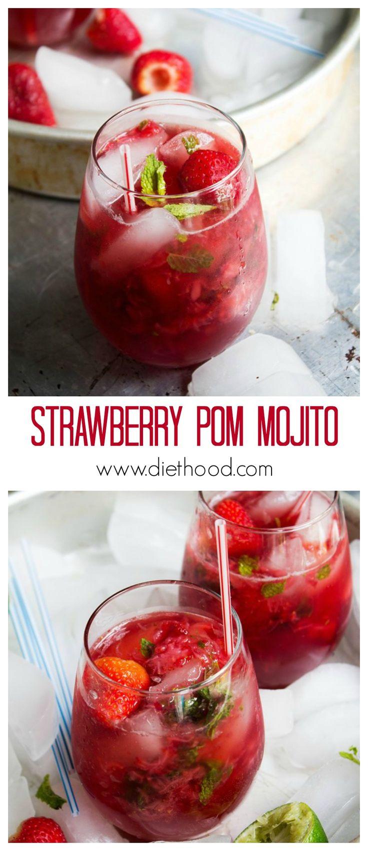 Hochzeit - Strawberry Mojito Pom